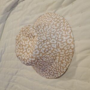 J.CREW FACTORY Printed Blue Plaid Sun Hat